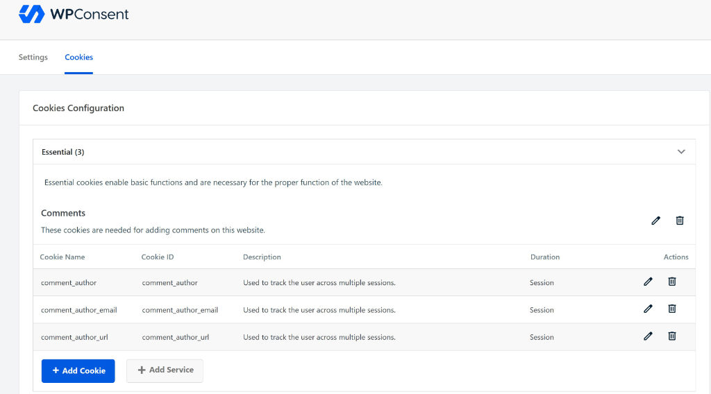 Manage cookie settings