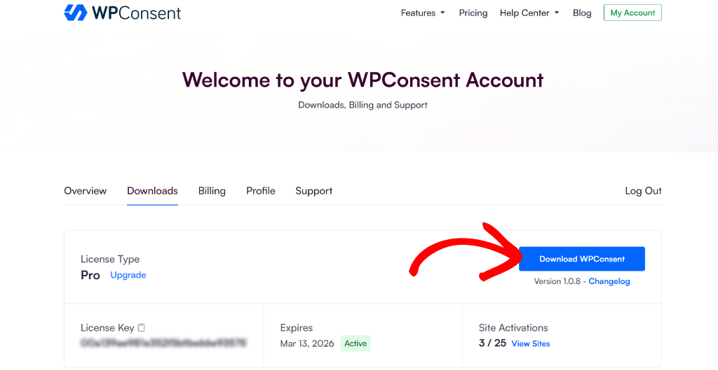 Download WPConsent zip files