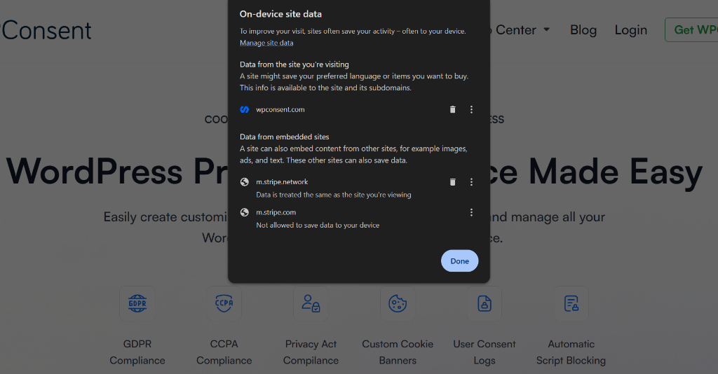 View cookies on your site