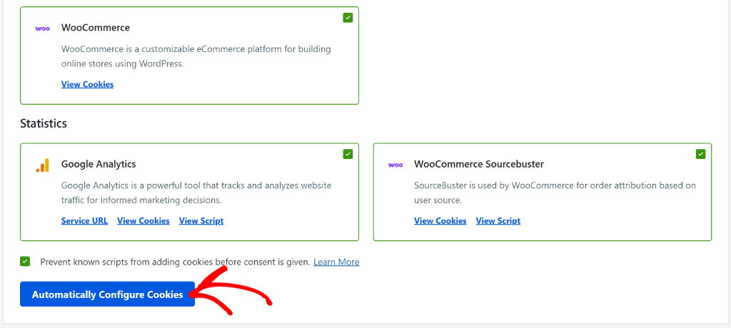 View Google Analytics service