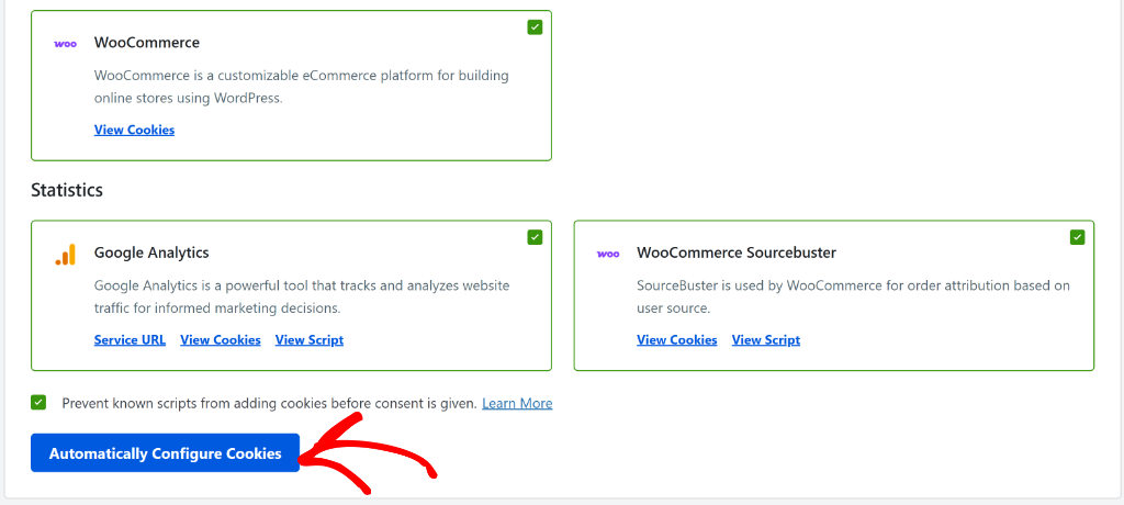View Google Analytics service
