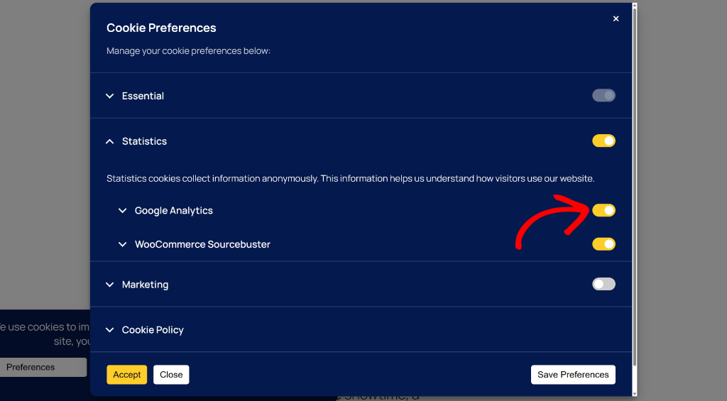 Enable services to allow