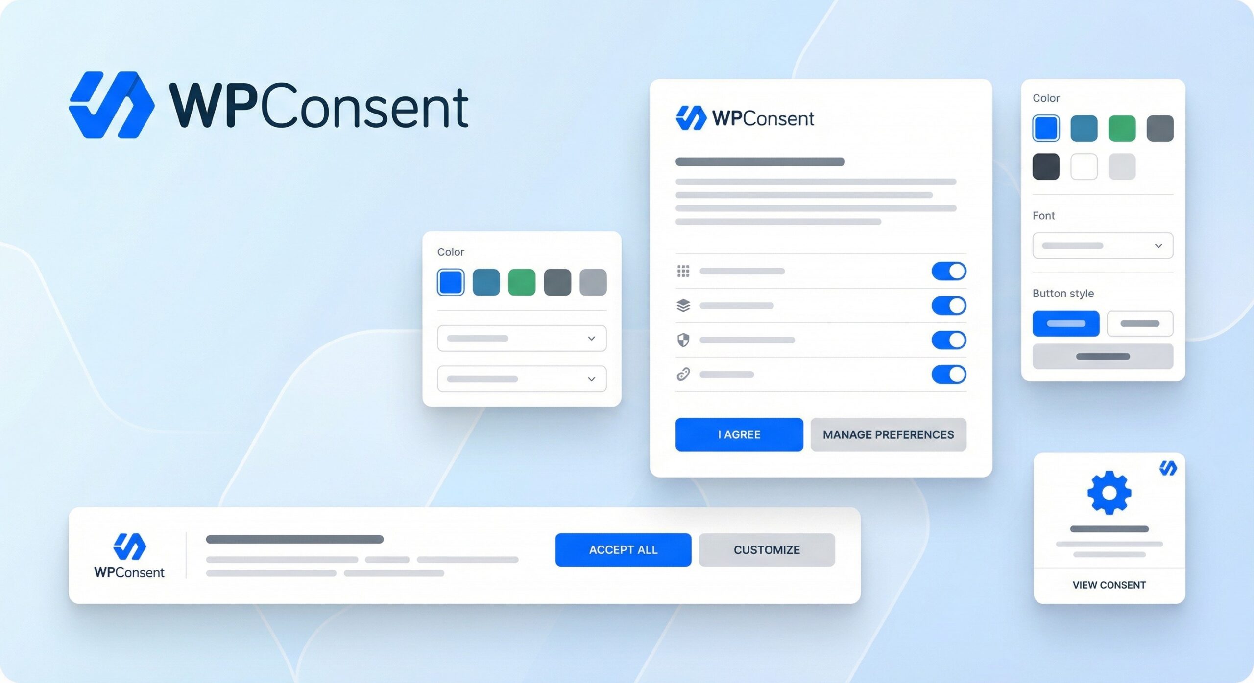 Choose from multiple layouts. Customize colors, text, and buttons to match your brand perfectly.
