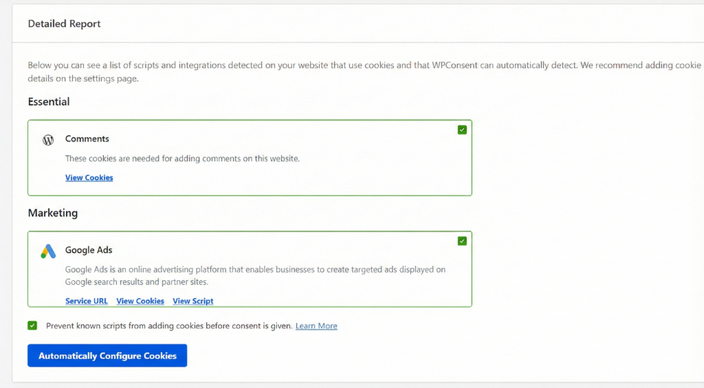 Configure Google Ads