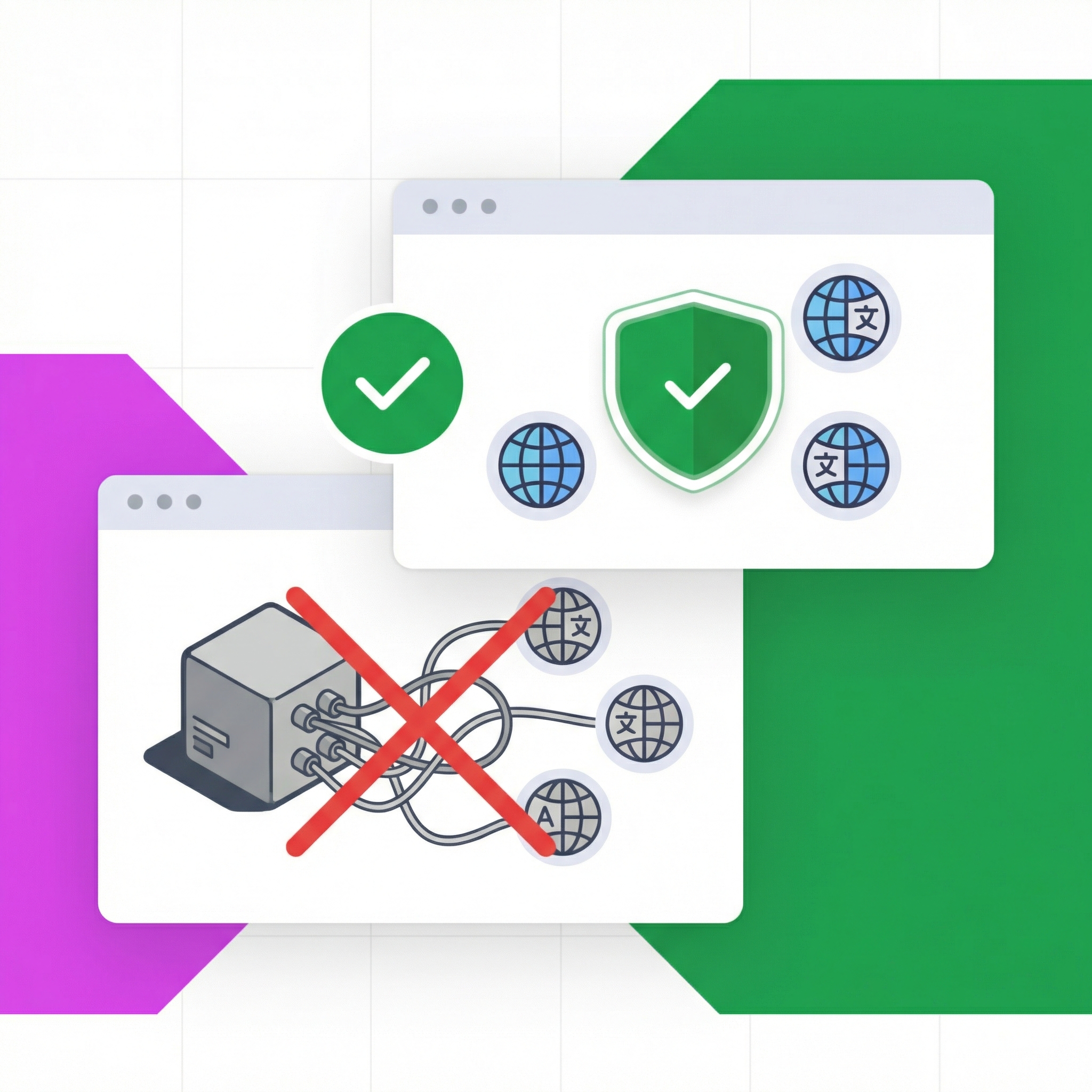 No translation plugin required