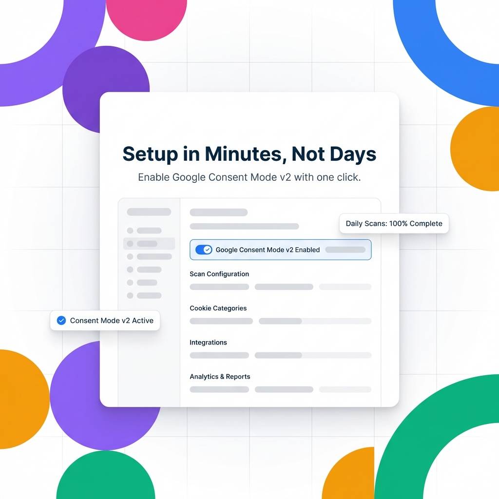 Setup in minutes, not days