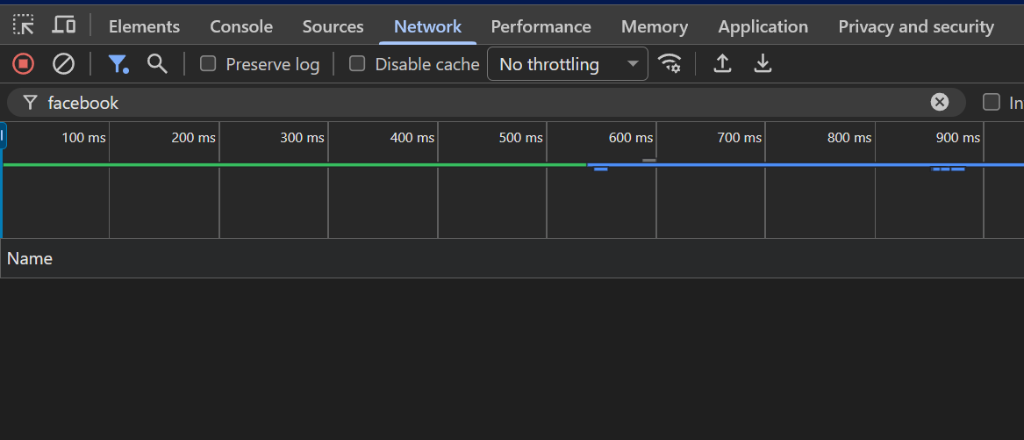 View network settings for cookies