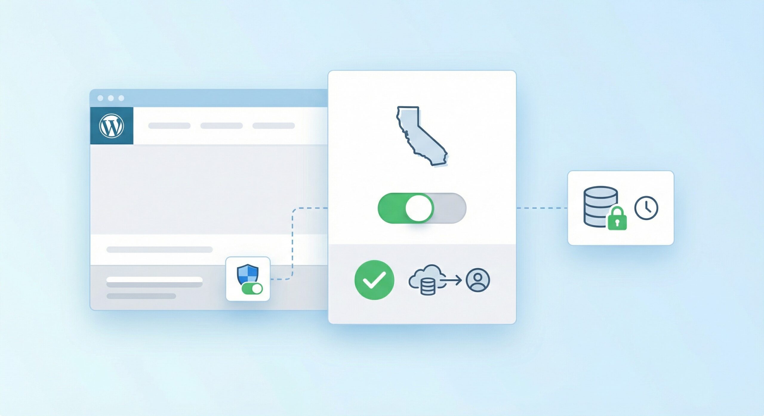 When California visitors click the opt-out link, they see a clear interface to exercise their rights. 